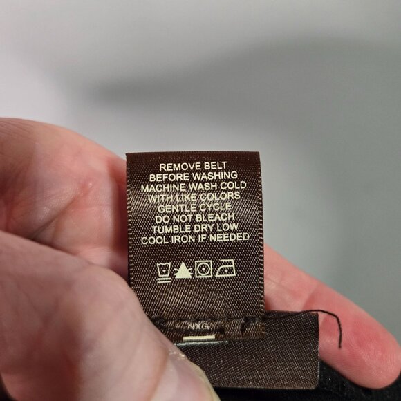 NWT Multiples Women's Small Gothic Glam Witchy Whimsigoth Black Lace Skirt Fring - Picture 9 of 9